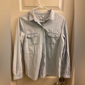 Old Navy Light Denim Shirt M